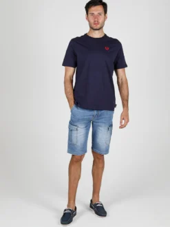 Gian Marco Venturi T-shirt girocollo da uomo in cotone