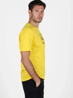 Gian Marco Venturi T-shirt girocollo da uomo in cotone con stampa scritta