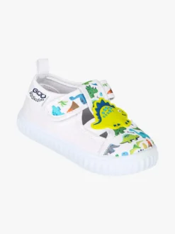 Giardino D'Oro Sandali chiusi da bambino con cinturino a strappo - bianco