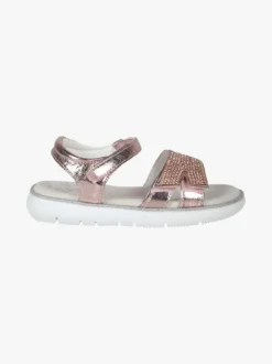 Giardino D'Oro Sandali da ragazza con strass e cinturino a strappo