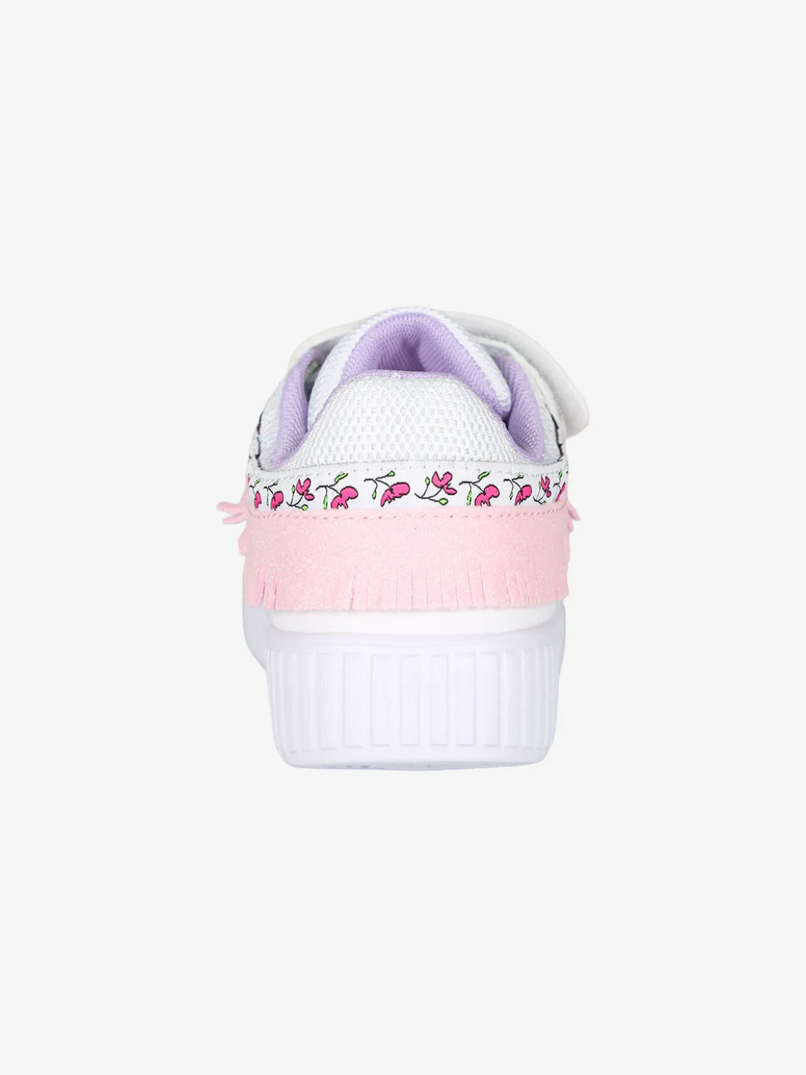 Giardino D'Oro Sneakers da bambina basse con cinturino a strappo - bianco