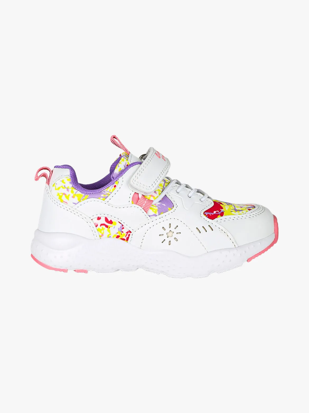 Giardino D'Oro Sneakers da bambina con cinturino a strappo - bianco