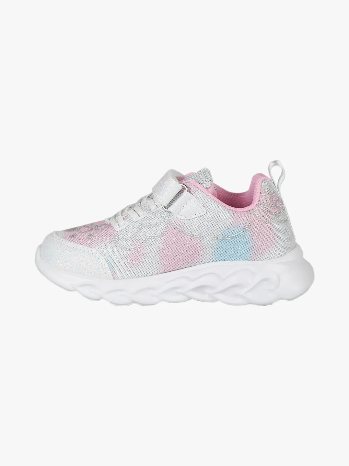 Giardino D'Oro Sneakers da bambina glitter con luci