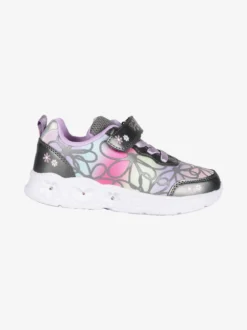 Giardino D'Oro Sneakers da ragazza a fiori con luci