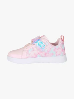 Giardino D'Oro Sneakers da ragazza basse con strappo e luci - rosa