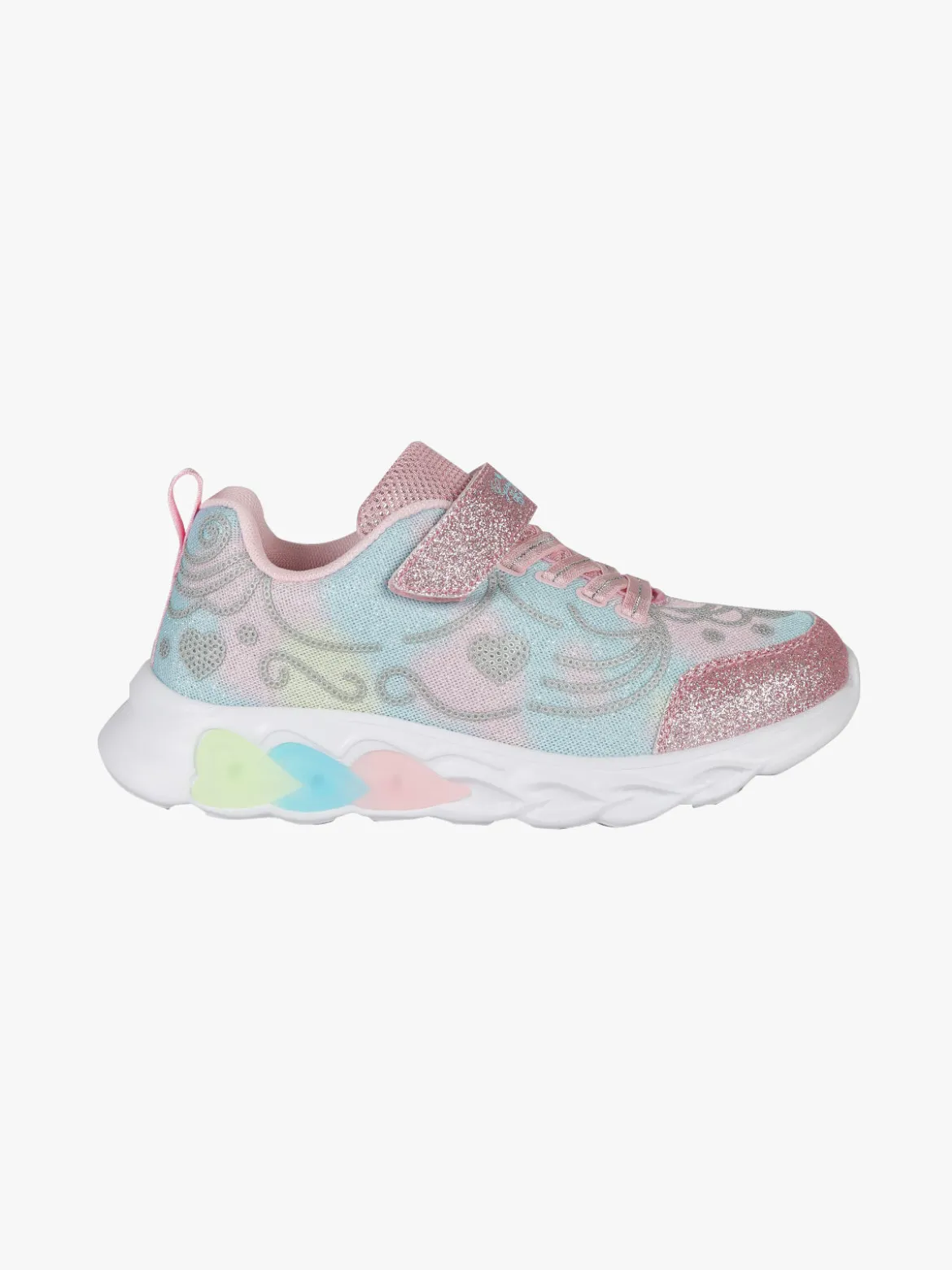 Giardino D'Oro Sneakers da ragazza con glitter e luci