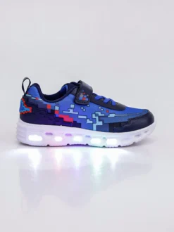 Giardino D'Oro Sneakers da ragazzo con luci e cinturino a strappo - blu
