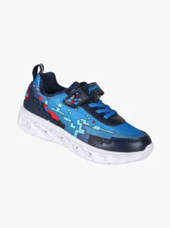 Giardino D'Oro Sneakers da ragazzo con luci e cinturino a strappo - blu