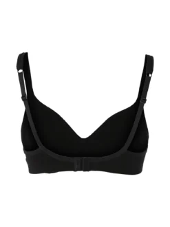 Gios CANNELLA Reggiseno con coppe preformate con rinforzo imbottito in cotone COPPA B - nero
