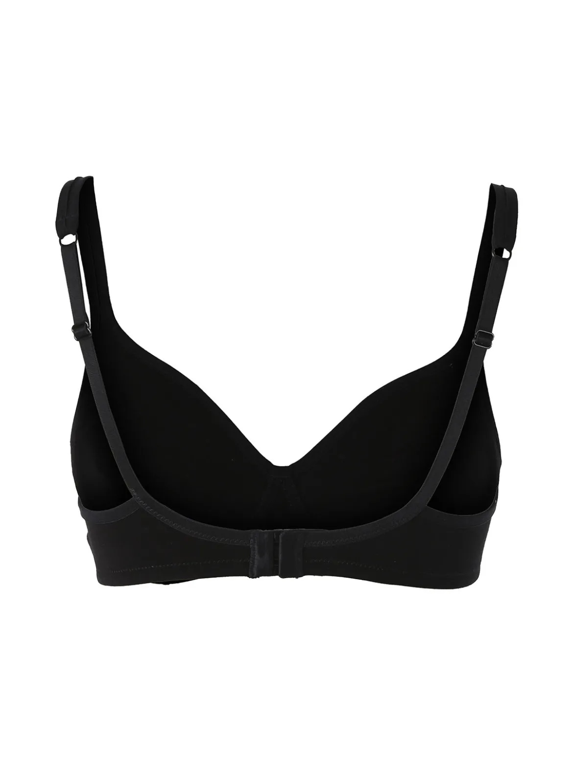 Gios CANNELLA Reggiseno con coppe preformate con rinforzo imbottito in cotone COPPA B - nero