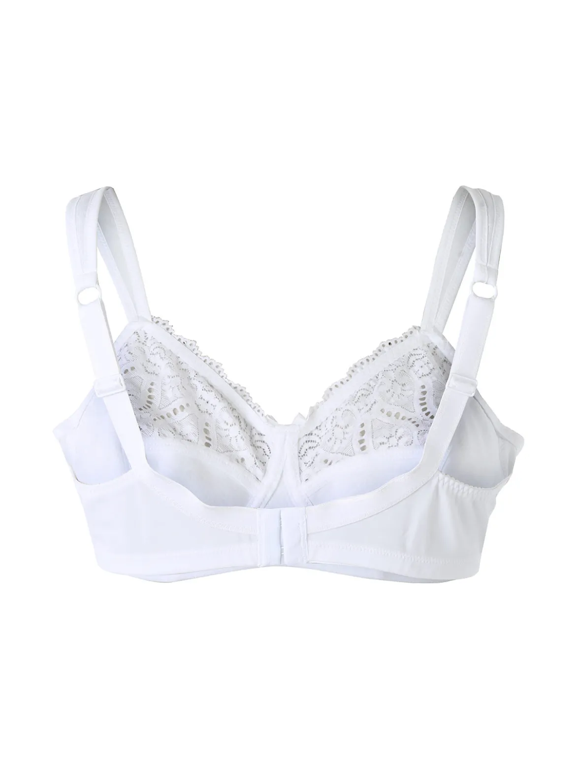 Gios 973 Reggiseno con coppe foderate in cotone COPPA B - bianco