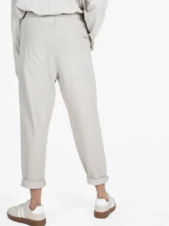 Gioya Pantaloni jogger da donna in cotone con coulisse