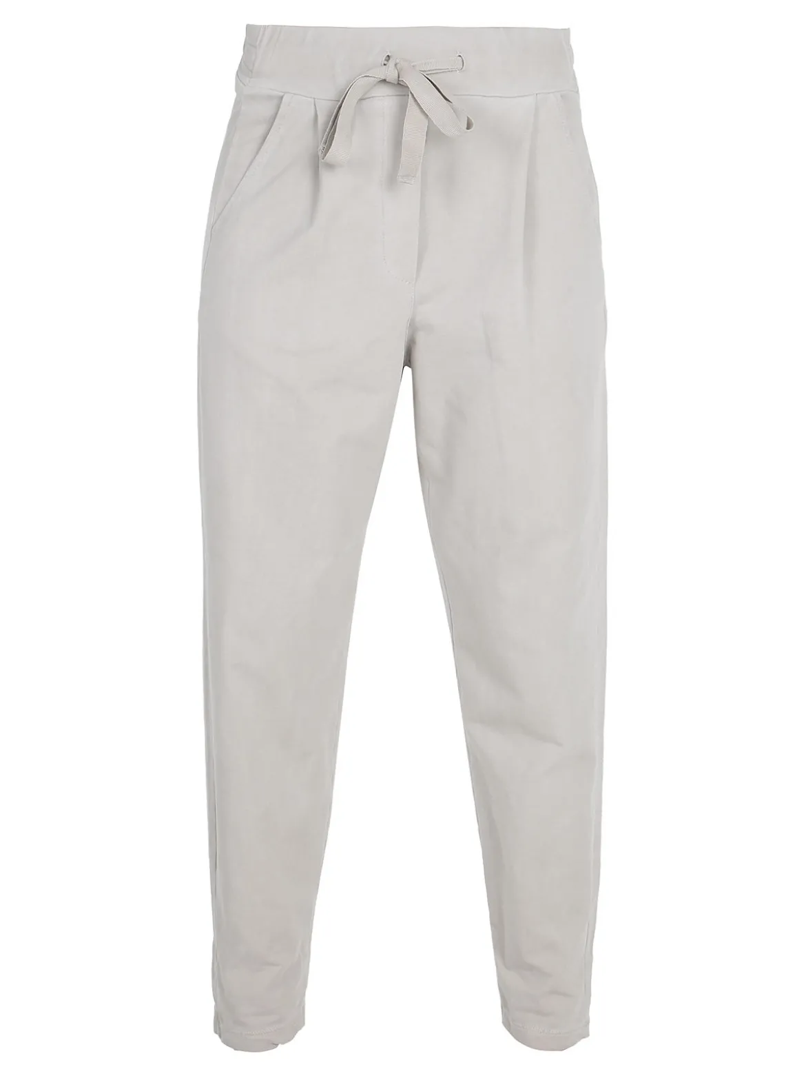 Gioya Pantaloni jogger da donna in cotone con coulisse