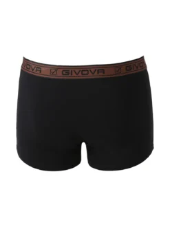 Givova Boxer da uomo bicolore in cotone bielastico - marrone