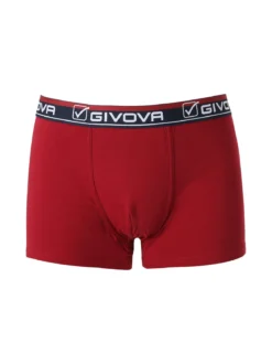 Givova Boxer da uomo in cotone bielastico - bordeaux
