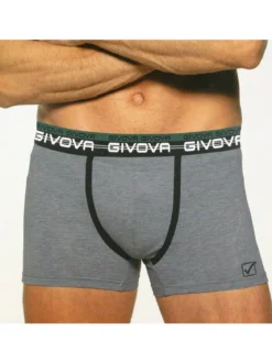 Givova Boxer da uomo tinta unita in cotone bielastico