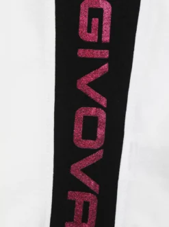 Givova Completo corto sportivo 2 pezzi da bambina con glitter