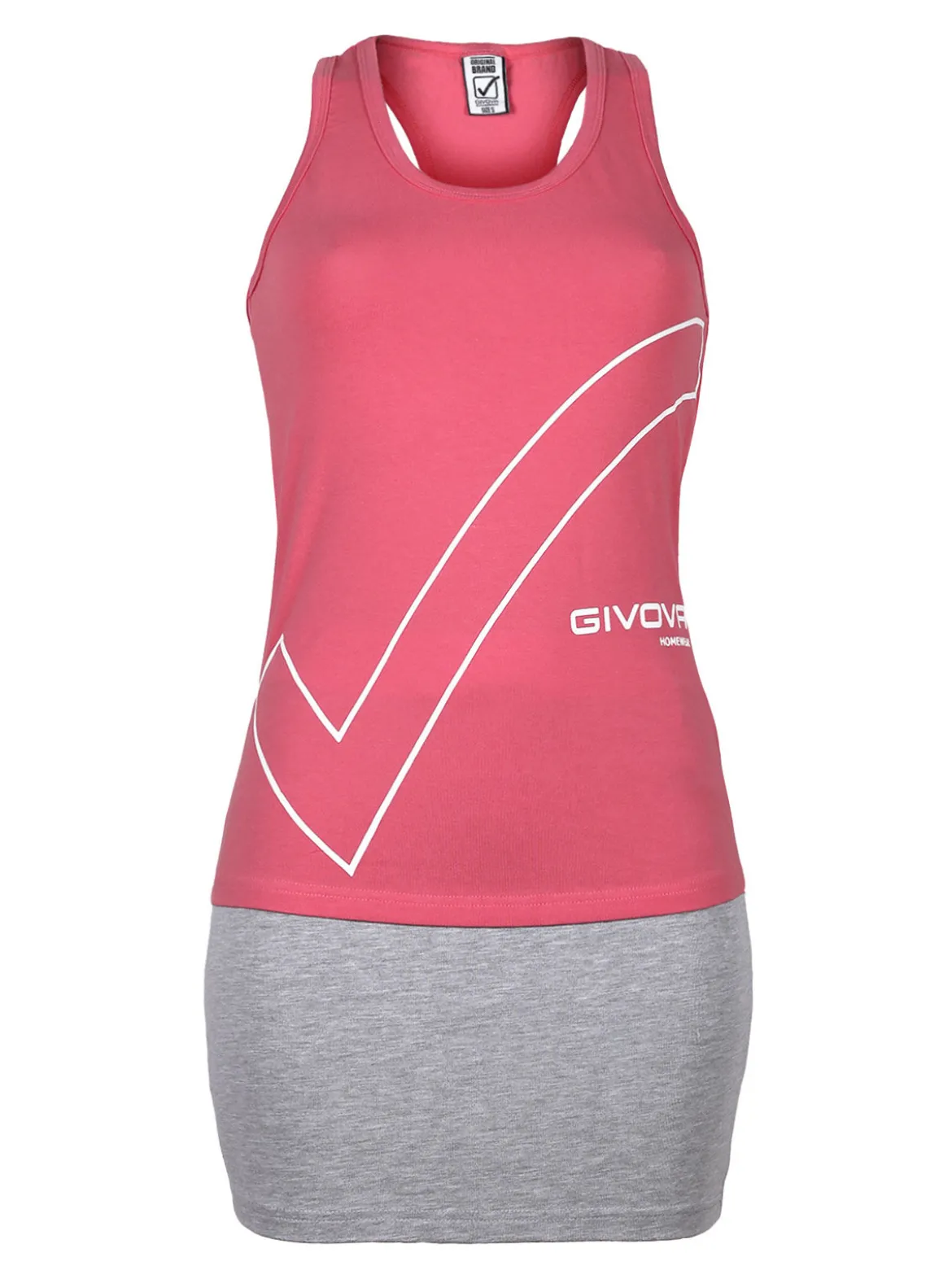 Givova Completo donna top + gonna in cotone