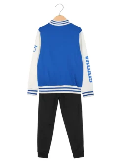 Givova Completo felpa college da bambino 2 pezzi con bottoni - blu