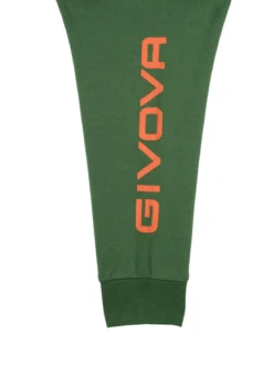 Givova Completo tuta 2 pezzi da neonato con cappuccio e zip - verde