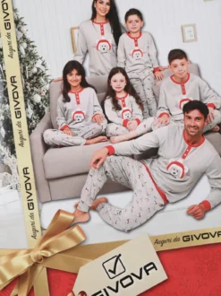 Givova Pigiama natalizio da ragazzo in caldo cotone