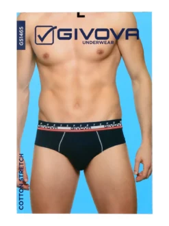 Givova Slip da uomo in cotone bielastico - blu