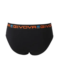 Givova Slip da uomo in cotone bielastico - nero