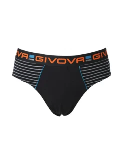 Givova Slip da uomo in cotone bielastico - nero