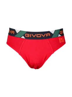 Givova Slip da uomo tinta unita in cotone bielastico