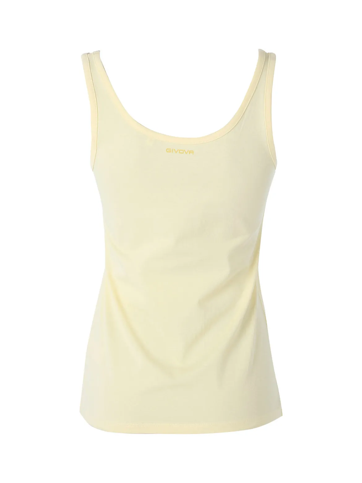 Givova Top donna in cotone bielastico a spalla larga - giallo
