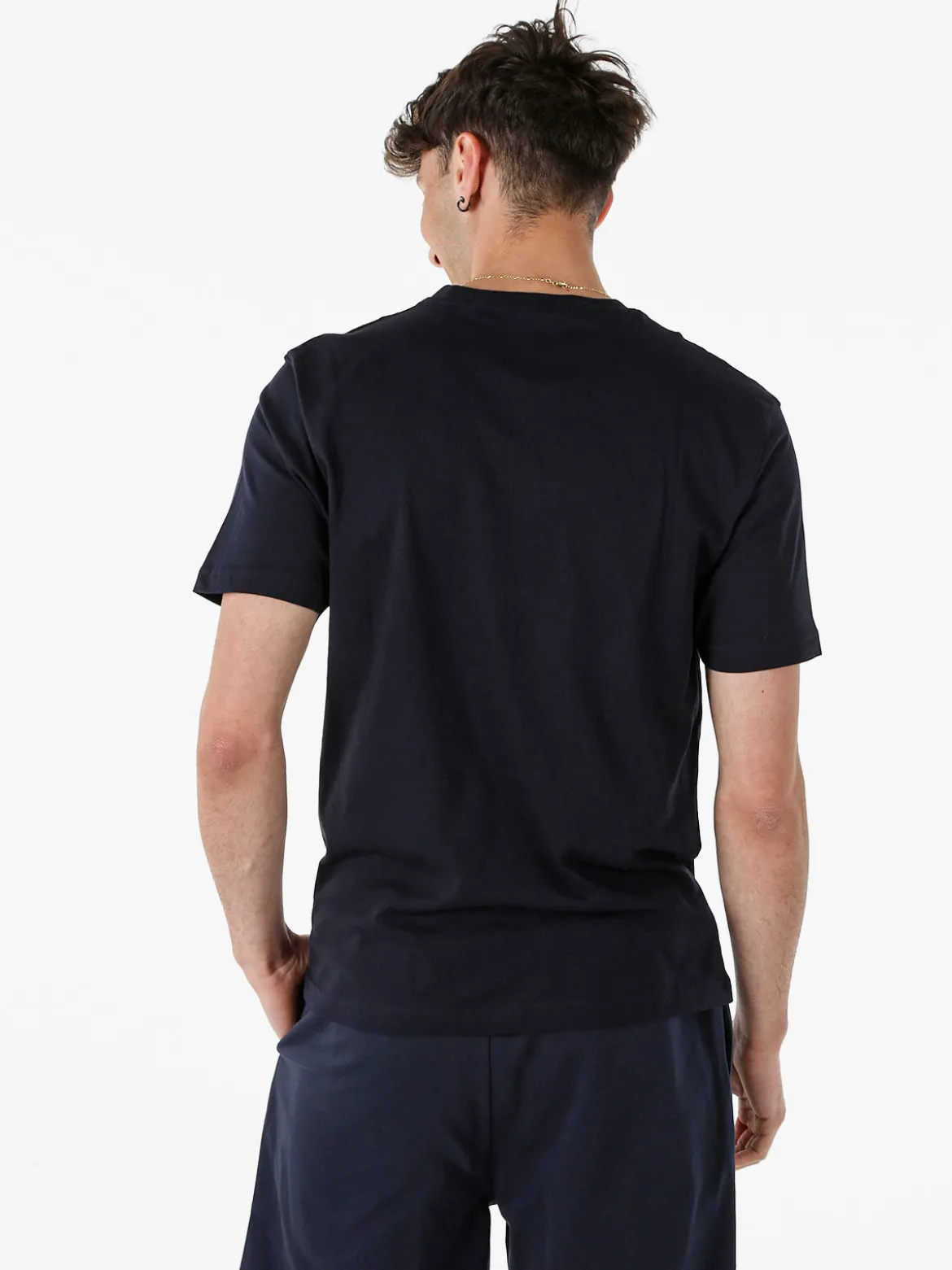 Givova T-shirt girocollo da uomo in cotone - blu scuro