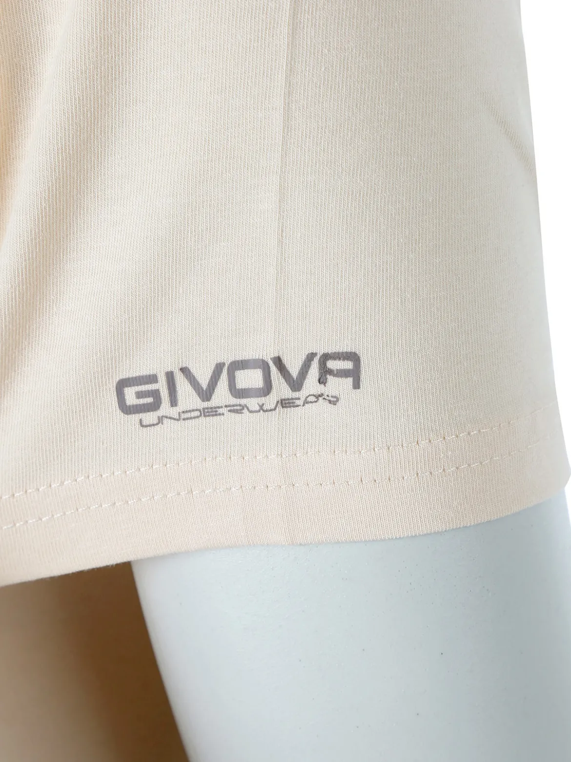 Givova T-shirt intima da uomo in cotone bielastico - beige
