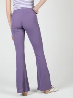 Gladys Leggings donna leggeri con finale a zampa e spacco laterale