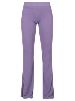Gladys Leggings donna leggeri con finale a zampa e spacco laterale
