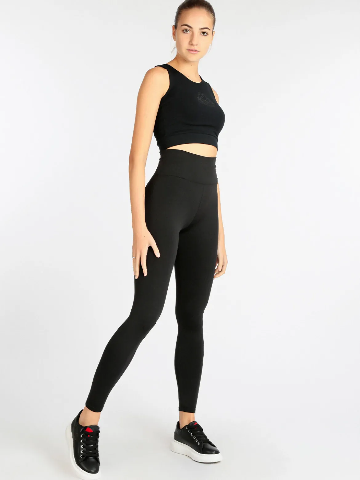 Gladys Leggings felpati pancia piatta da donna
