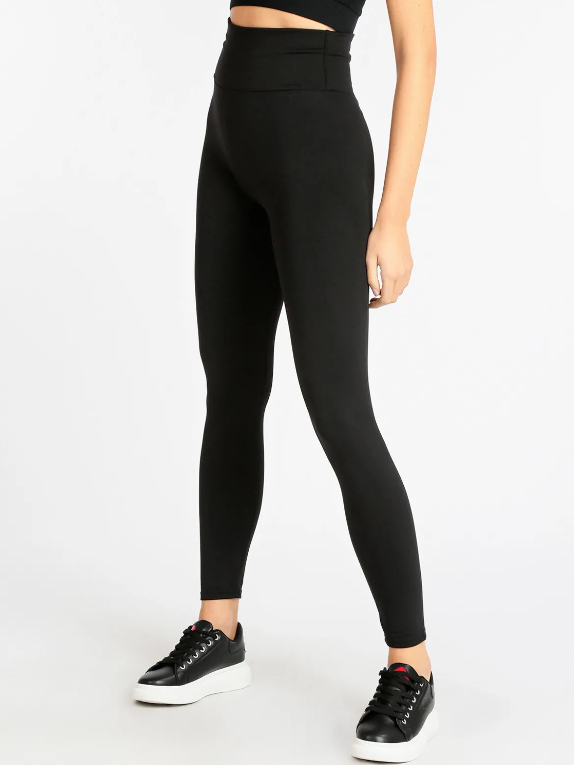 Gladys Leggings felpati pancia piatta da donna