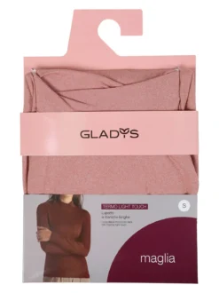 Gladys Maglia donna termo light a lupetto - rosa