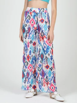 Gladys Pantaloni donna leggeri a palazzo colorati