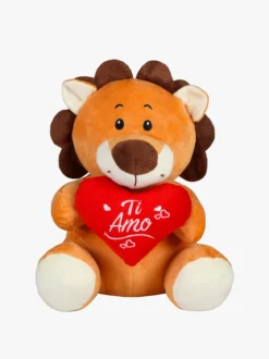 Glammy Peluche leone con cuore "TI AMO"