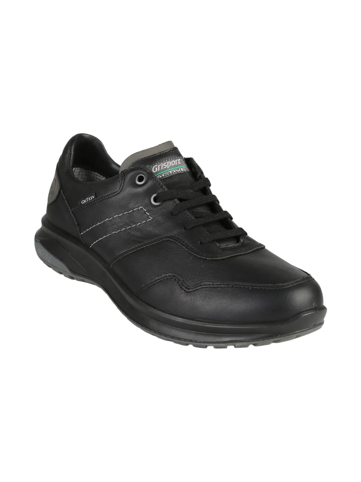 Grisport Scarpe stringate da uomo in pelle - nero