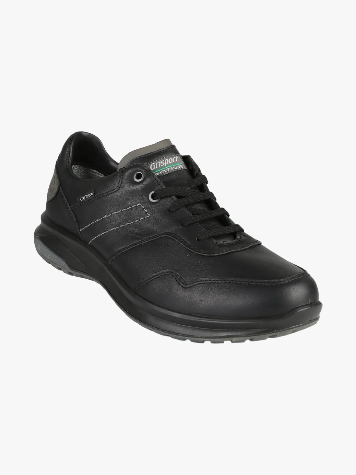 Grisport Scarpe stringate da uomo in pelle - nero