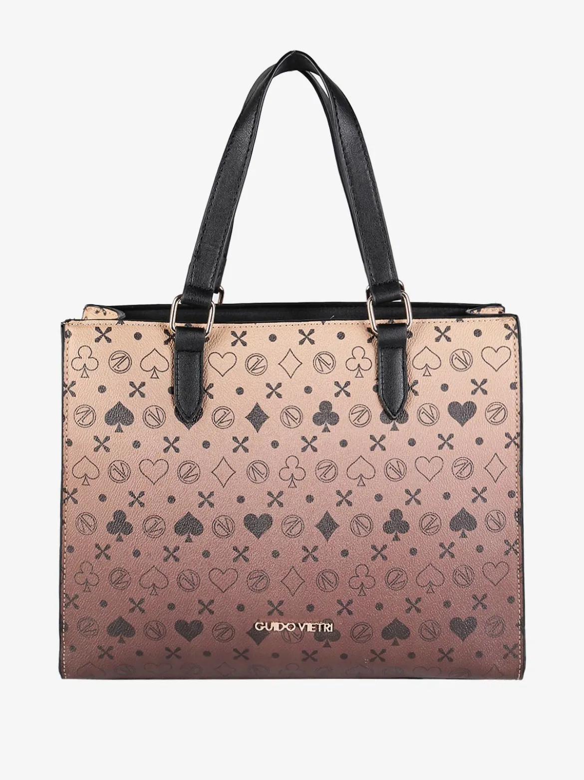 Guido Vietri Borsa donna rigida con stampe