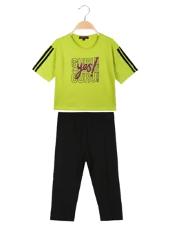 Guru Completo corto da bambina con leggings 3/4