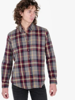 Guy Camicia a quadri da uomo in cotone