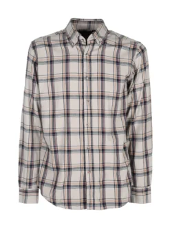 Guy Camicia a quadri da uomo in cotone