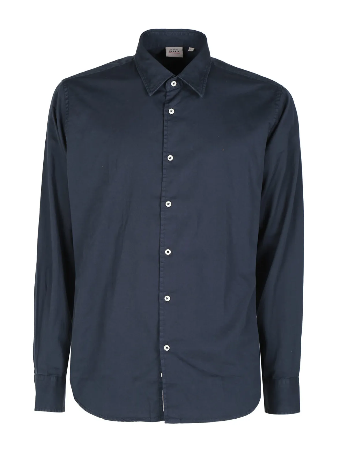 Guy Camicia da uomo in cotone a maniche lunghe