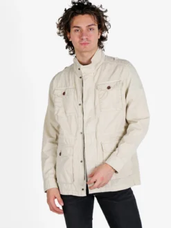 Guy Giacca casual da uomo in cotone con tasche