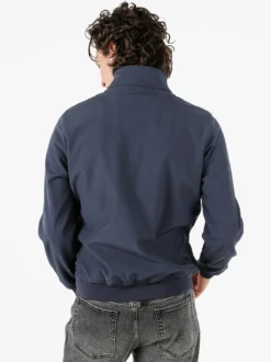 Guy Giacca da uomo con zip e interno in pile - blu scuro