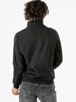 Guy Giacca da uomo con zip e interno in pile - nero