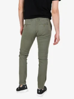 Guy Pantaloni casual da uomo texturizzati in cotone